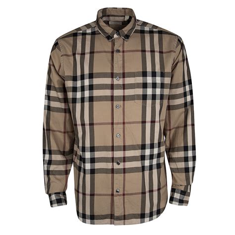 burberry long sleeve button up